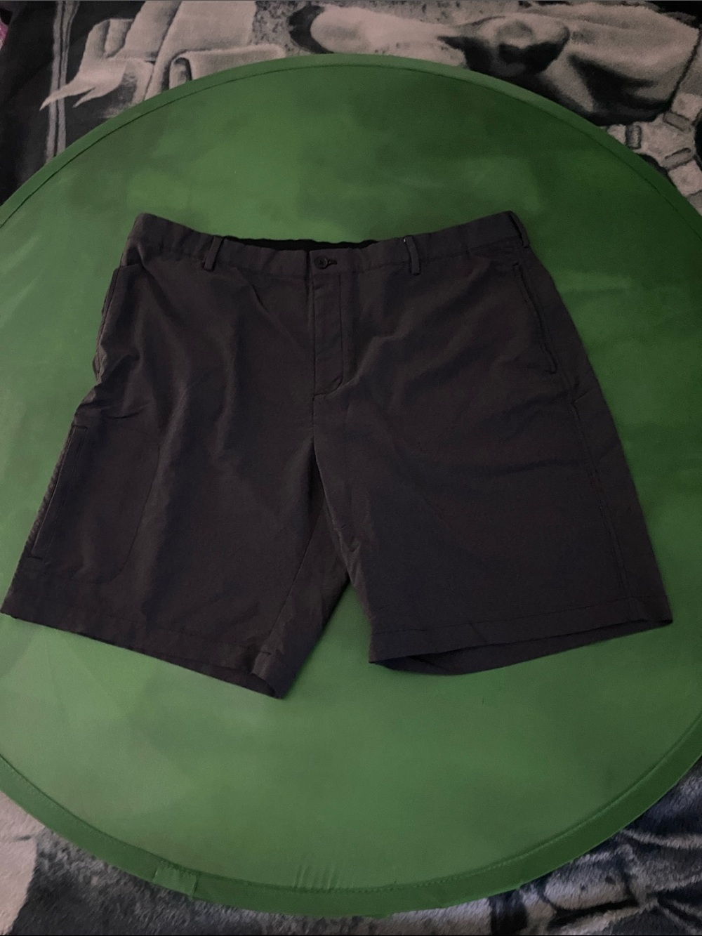 Greg Norman Collection Men's Charcoal Performance Flat-Front Shorts
